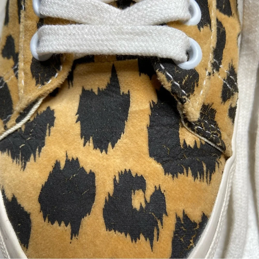 Vans Sid DX 'Anaheim Factory’ Felt Coated Canvas Leopard Lace Up Sneaker